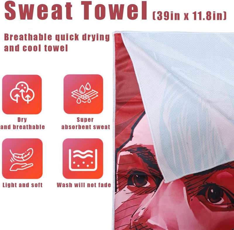 HOMPAY Soccer Jersey Boys,soccer jersey kids sportswear youth football uniforms with socks and necklaces,Cooling Towel. - Image 2